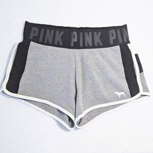 PINK by Victoria's Secret Yoga Activewear Varsity Shorts (Size S, Grey)